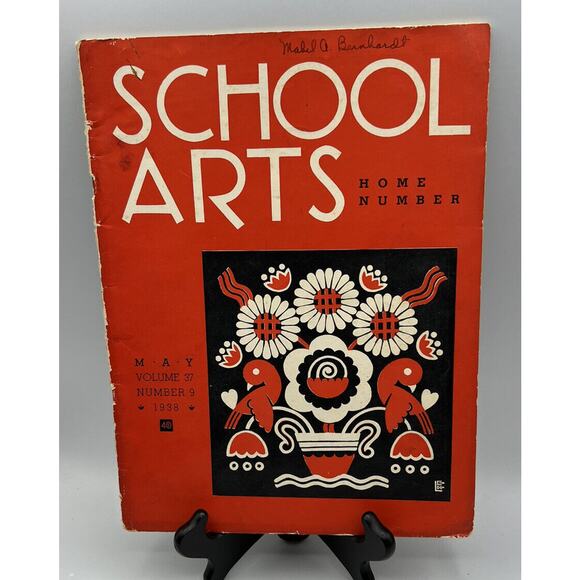 Magazine School Arts for Art Teachers Volume 37 #9 May 1938 - Picture 1 of 13